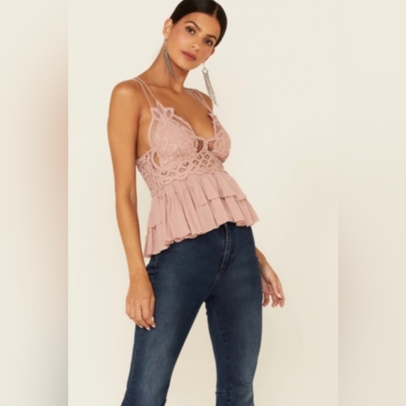 NWT Free People Mauve Adella Top Size L - Picture 6 of 12